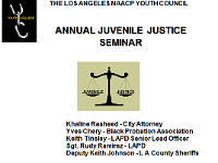 Youth Juvenile Justice